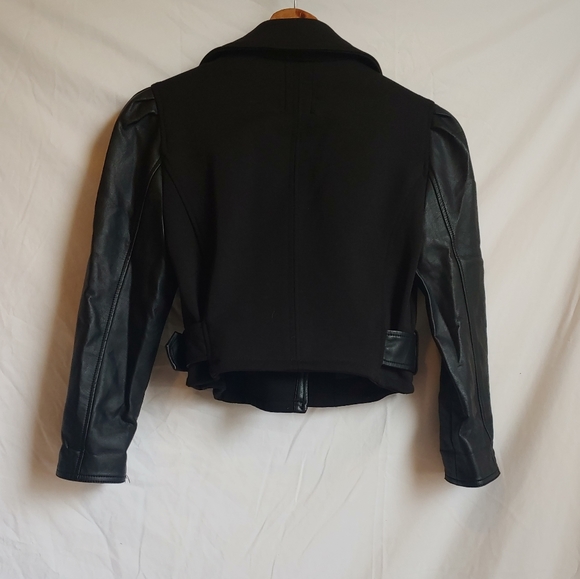Forever 21 Vegan leather moto crop jacket - Picture 4 of 5